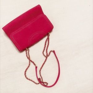 Tory Burch Pink Suede Purse